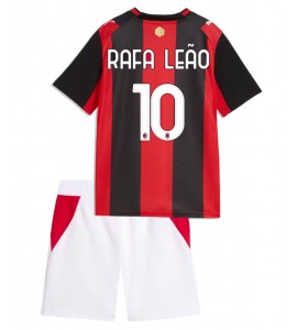 AC Milan Rafael Leao #10 Jalkapallovaatteet Lasten Kotipeliasu 2026-27 Lyhythihainen (+ Lyhyet housut)